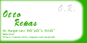 otto repas business card